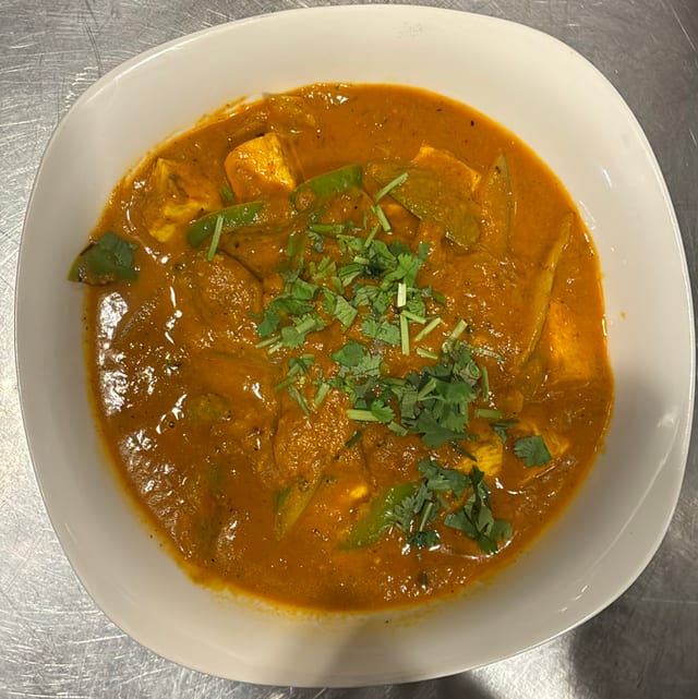 Paneer karahi.