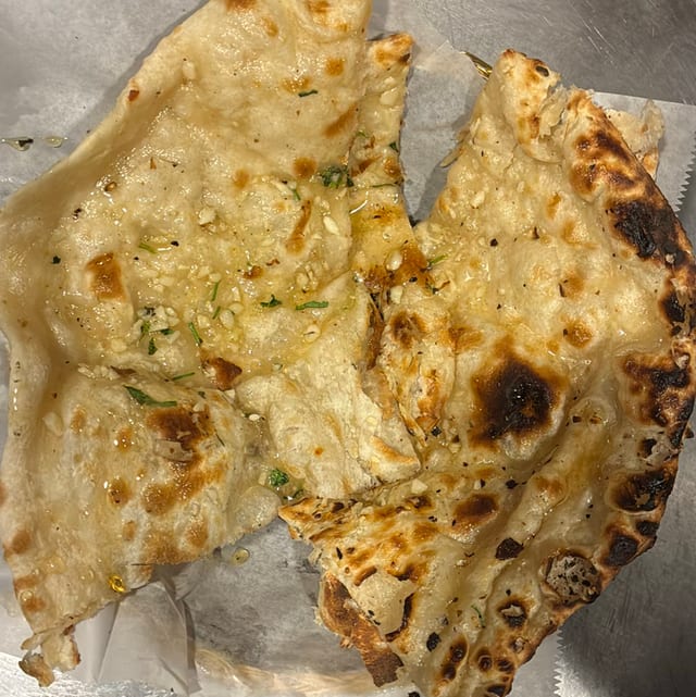 Honey Garlic Naan.
