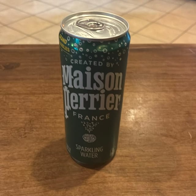 Sparkling water.
