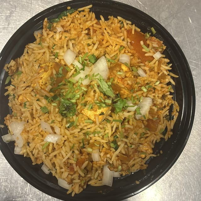 Paneer Biryani.
